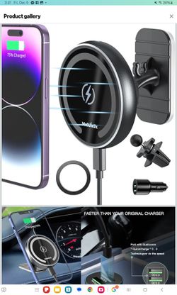 Car Mount Charger For iPhone 12,13,14,15,16Pro,Promax, Plus, Mini (43)