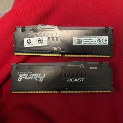 Kingston Fury DDR5 LED Ram 2x8 (16GB) 