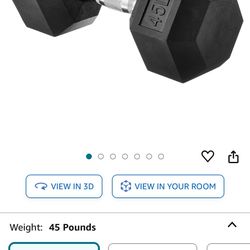 45 Lb Dumbbell 