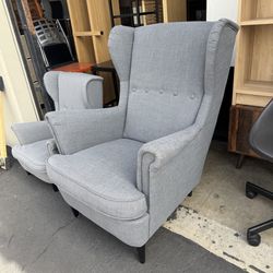 IKEA STRANDMON Wing chair, Nordvalla dark gray Excellent Condition Like New