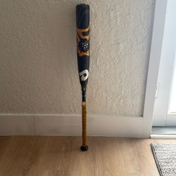 Black And Yellow Used Demarini Cf -8 