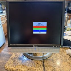 Dell 1704FPVT, is a 17-inch LCD monitor, Mount And Speaker 