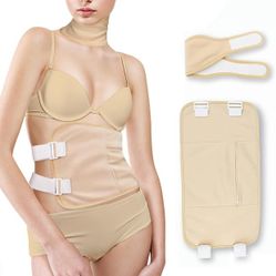 Reusable Organic Castor Oil Pack Wrap Kit for Waist and Neck