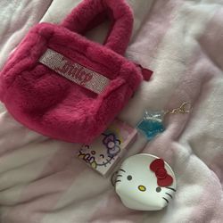juicy couture and sanrio keychain