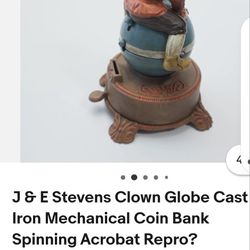 Antiques Spinning Acrobat Repro