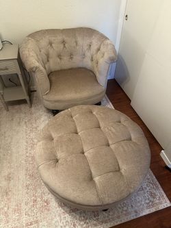 Love Seat, Chair And Ottoman