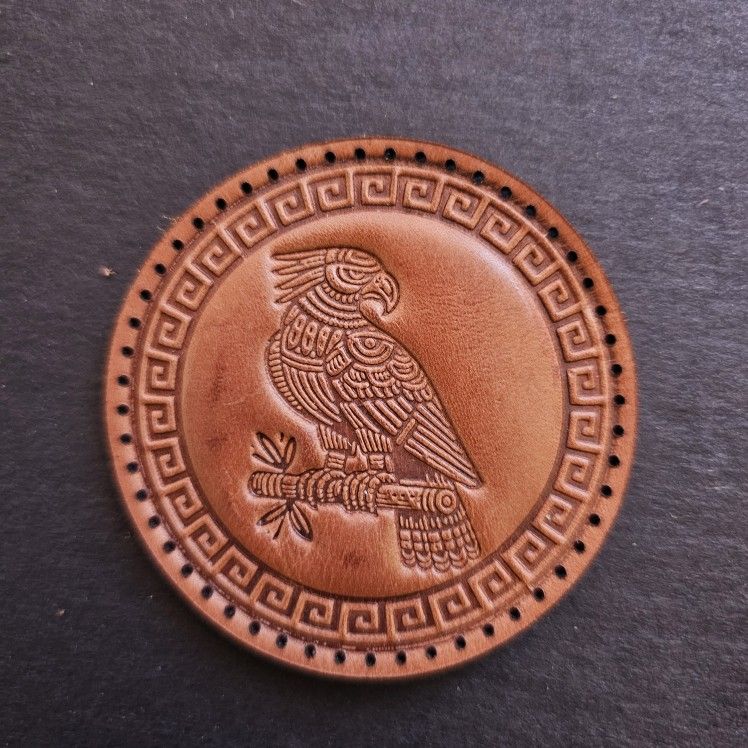 Leather Patch Custom Leather Patches Press Stamped