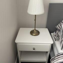 IKEA Bed Lamp + Bed Table