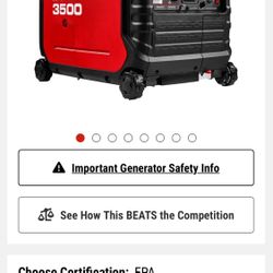 Predator 3500 Generator