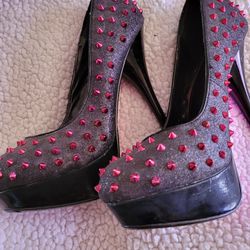 High Heels. Pink Spikes. 9