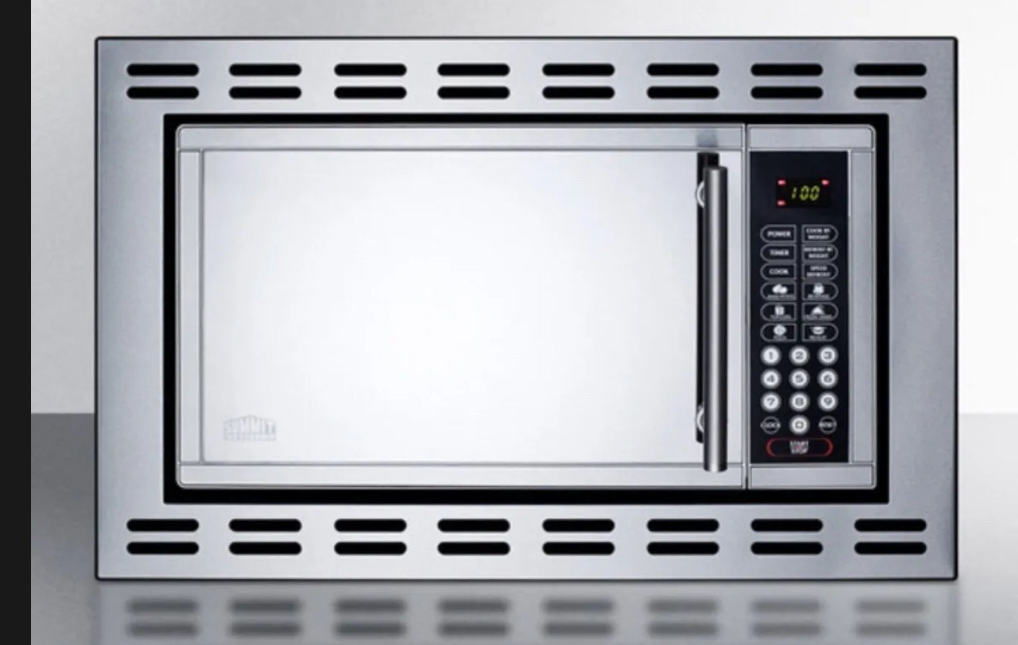 (2 Left) Summit OTR24 900W Built-In Microwave