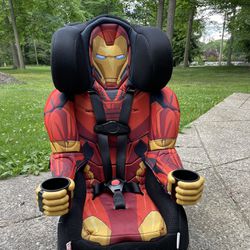 KidsEmbrace Combination Harness Booster Car Seat, Marvel Avengers Iron Man