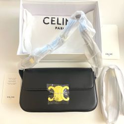 celine Black Hobo Bag Crossbody Bag Shoulder Bag New