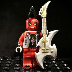 Lego Custom Dead Pool With Guitar