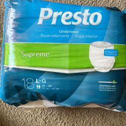 Underwear Pañales Supreme Large For Adults