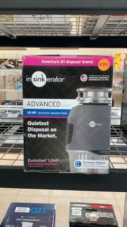 INSINKERATOR ADVANCED SERIES EVOLUTION 1.0HP FOOD WASTE DISPOSER.