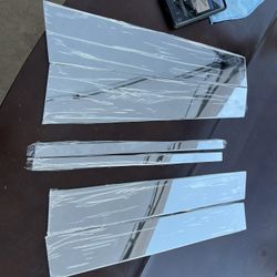 2011 Nissan Armada 6pc Window Pillar Post Stainless Steel