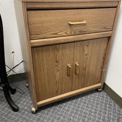 Media Wood Cabinet