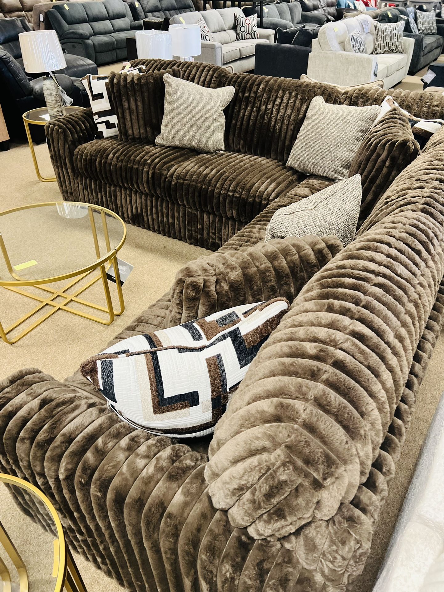 Cozy Stunning Stylish Sectional!