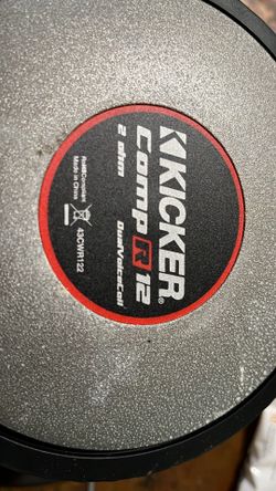 Kicker compR 12 inch subwoofer