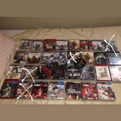 PS3 GAMES & CONTROLLERS