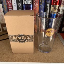 Hard Rock Cafe Beer Glasses (6) - Sacramento and Hollywood - New