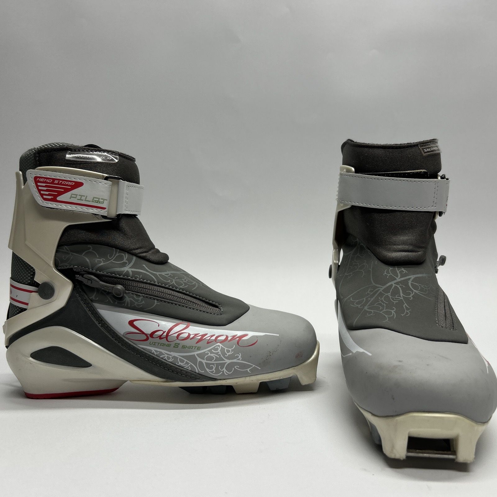 Salomon Vitane 8 Sk Women’s Nordic Skate Boots Size 6.5