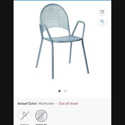 Chairs Steel Stacking -Color: light blue ,Number of Items:8 Pack $600Or Best Offer