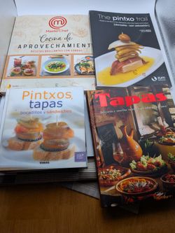Tapas and Pintxos Recipes (4x Books)