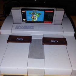 Super Nintendo SNES Console Mario Video Game Entertainment System 