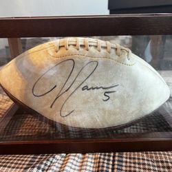 49ers limited edition ball signed by jeff garcia