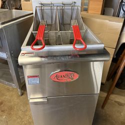 Avantco Stainless Steel Floor Fryer 