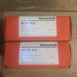 Lot Of 2 New Honeywell MCSP-AU SplitCore N/O  Adjustable Mini Current Switch 070-150 amp