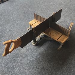 Antique Stanley miter saw