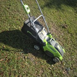 Green Works Electric Corded Lawn Mower