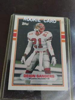 Deion Sanders Rookie Card 