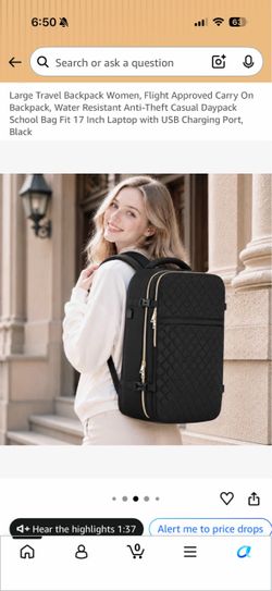 Large travel backpack