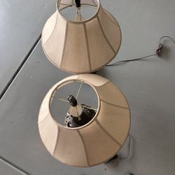 Dining (6 Seating) table and table Lamps (2 Nos.)