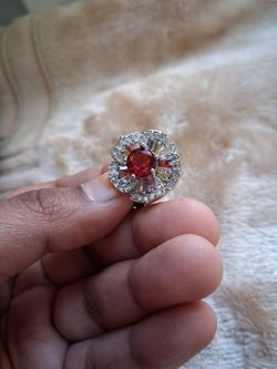 ✨ Brand New White Gold Filled Rings – Size 10 ✨