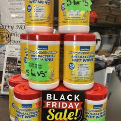 Sanitizer Wipes For Multiple Use 5 For $5 ! 
