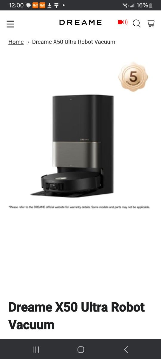 Dreamed Robot Vacuum