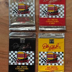 1998 BK Dale Earnhardt All Metal Collectors Card Set