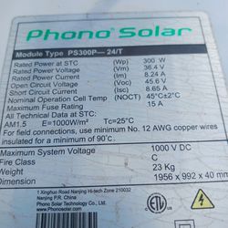 Phono SOLAR PANELS 