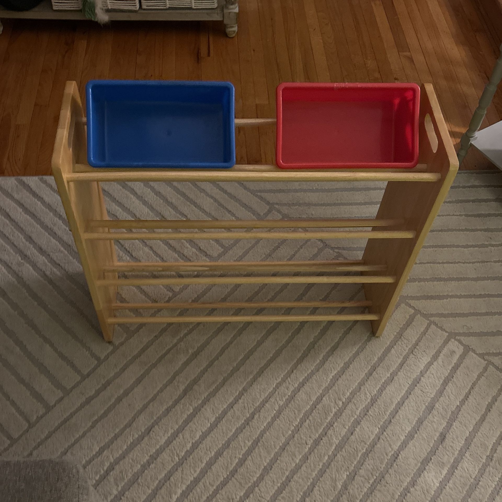 Wooden Antique Toy, Clothes, Storage Holder