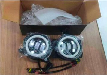 11-14 Dodge Charger 07-17 Jeep Wrangler Jk 11-13 Jeep Grand Cherokee 10-19 Journey Fog Lights LED Luces Niebla Neblina Focos