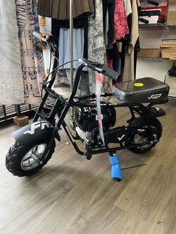 40cc 4-Stroke Gas Powered Mini Dirt Bike for Kids, 18MPH Off-Road mix weight 110lb