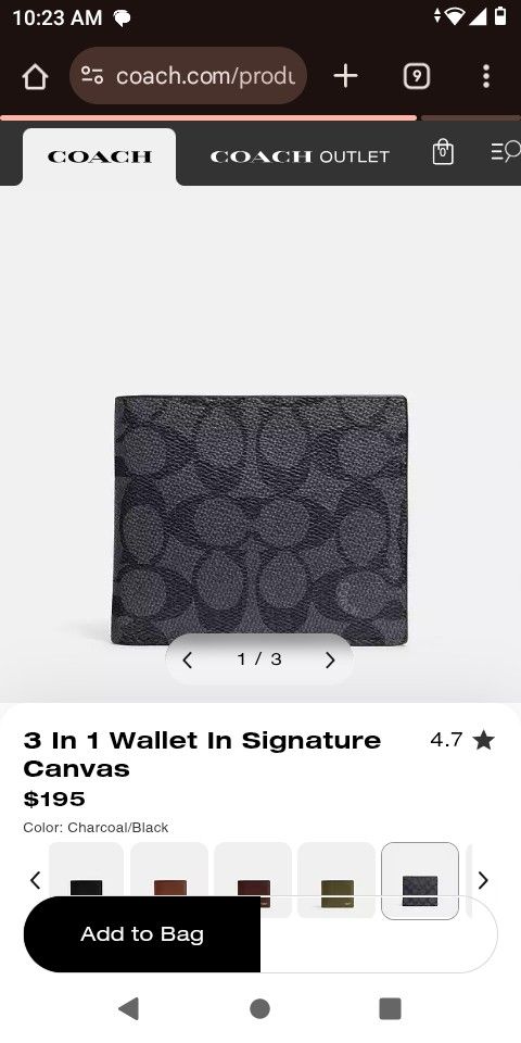 Coach Wallet