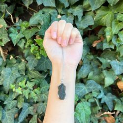 100% Natural, Genuine and Authentic Moldavite Raw Pendant #3