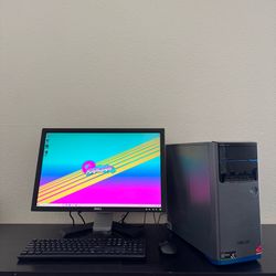 Entry Level Gaming PC Computer Bundle (i5 4460, 16GB RAM, GTX 1050, 128GB SSD + 1TB HDD, WiFi)