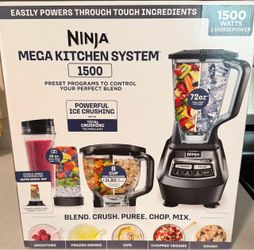 Brand New Ninja Mega Kitchen System 1500W Blender & Food Processor